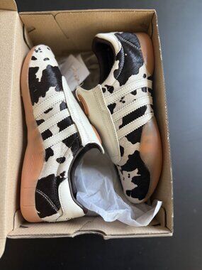 adidas Originals Taekwondo Mei Cow Print Pony Hair Sneakers – 6.5 NWT